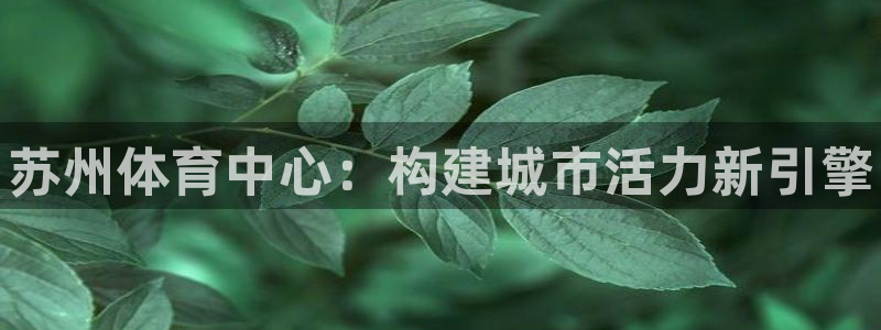 一竞技官方正版app娱乐首页网站大全：苏州体育中心：