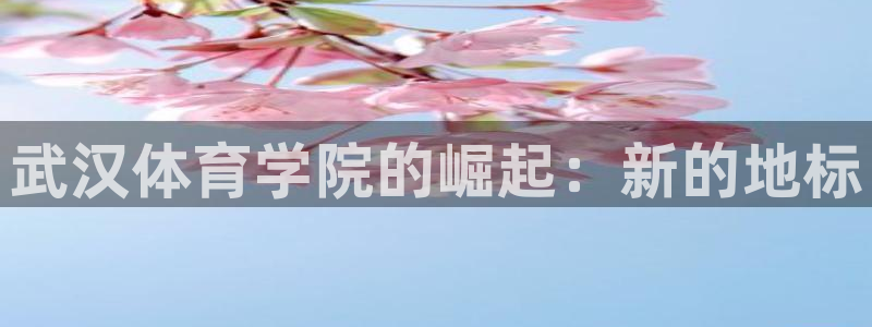 一竞技官网下载平台是正规平台吗安全吗：武汉体育学院的崛起：新